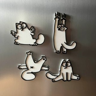 Imanes de Gato Simon's Cat (5 uds)