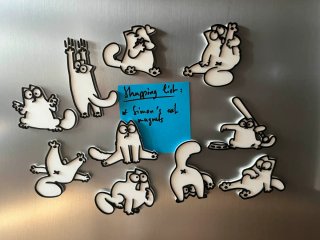 Imanes de Gato Simon's Cat (5 uds)