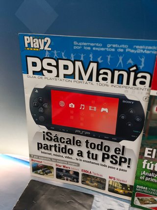 3 revistas PSP mania + playstation Max + guias