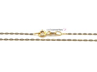 cadena oro 18k 22cm