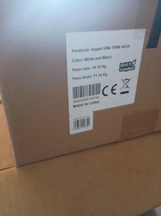 Vendo inversor axpert VM4 TWIN 4kva
