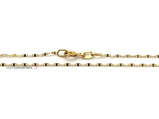 cadena oro 18k 20cm