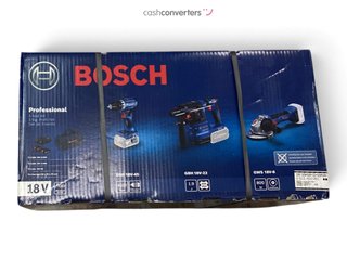 kit herramientas variadas bosch 3 tool professional  kit martillo, radial y taladro a bateria