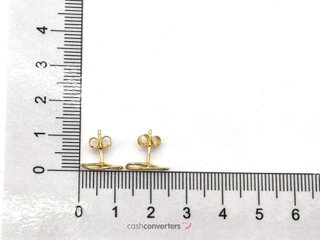 pendientes oro 18k con circonita