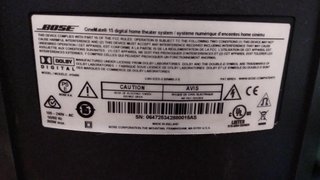 Altavoces Bose Negros