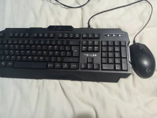 Pack Teclado y Ratón Gamer Logitech Negro