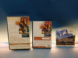 Pack Coleccionismo TITANIC, vhs + dvd +cd B.S.O
