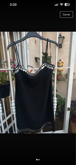 Vestido mini Zara tachas Talla M