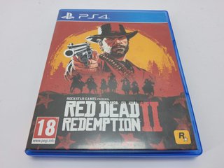 red dead redemption 2 ps4