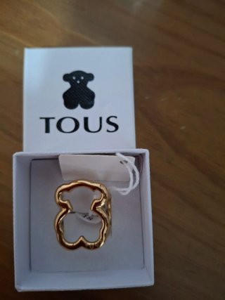 Anillo Tous Oso Dorado Talla 18.1 mm