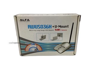 adaptador wireless alfa awus036h + u-mount