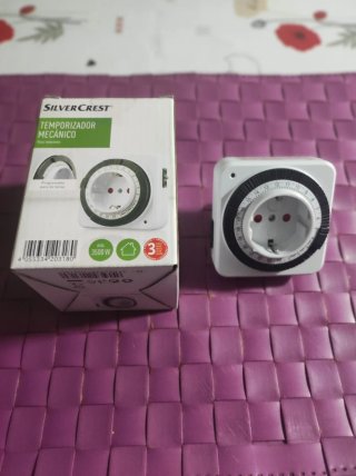 Enchufe Temporizador Mecánico Silvercrest