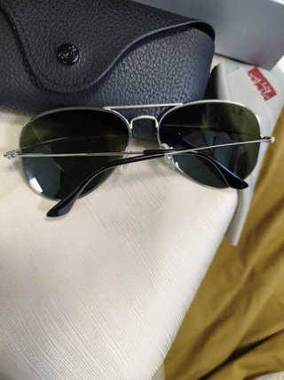 Gafas de sol Ray-Ban Aviator plateadas