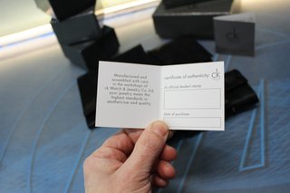 Lote de cajas y estuches de joyería ck, Calvin Klein.