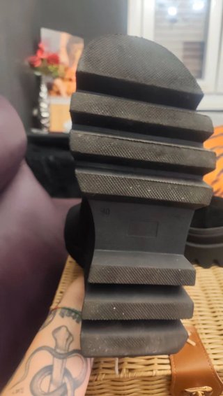 Botas plataforma mujer negras