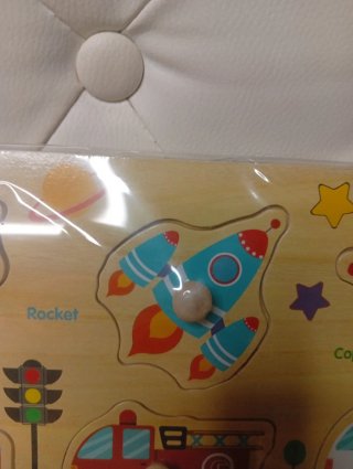 Puzzle madera infantil vehículos