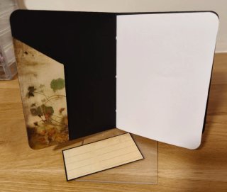 Libreta pequeña hecha a mano
