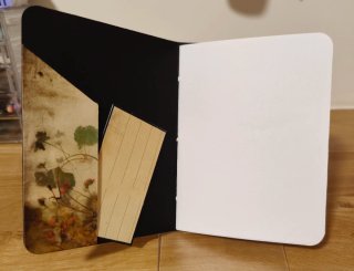 Libreta pequeña hecha a mano
