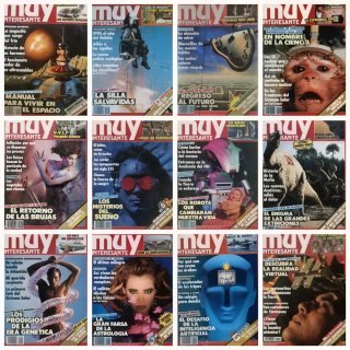 Lote Completo Revistas MUY INTERESANTE (Año 1990)