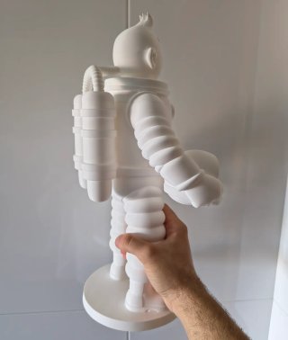 Figura Tintín Astronauta 40cm