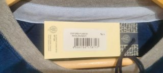 Sudadera Oxford University unisex azul y gris