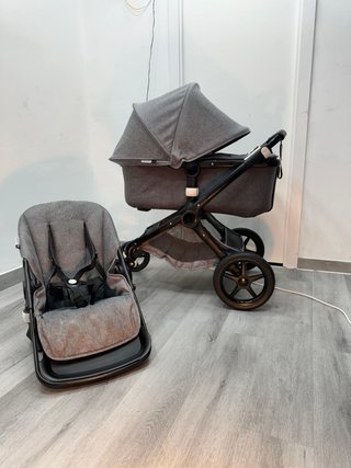 Bugaboo Fox cochecito bebé gris