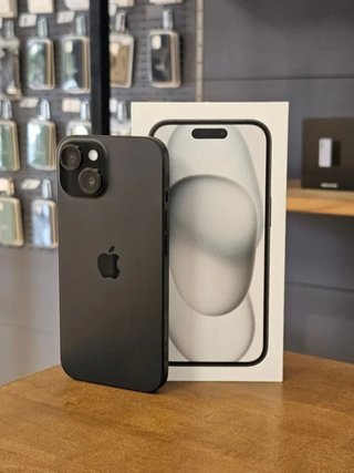 IPHONE 15 256GB NEGRO BATE. 100%