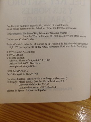 Los Hechos del rey Arturo y sus nobles caballeros