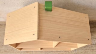 Estantería de madera casita de muñecas pino mazizo