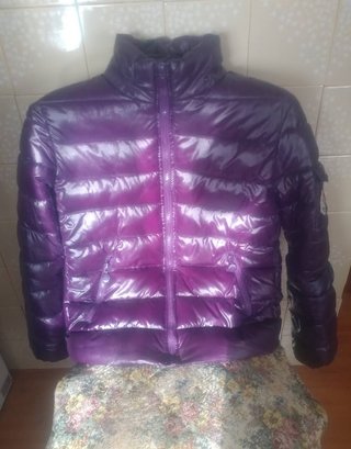Piumino Moncler Viola Taglia L