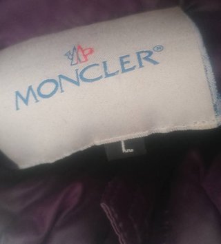 Piumino Moncler Viola Taglia L