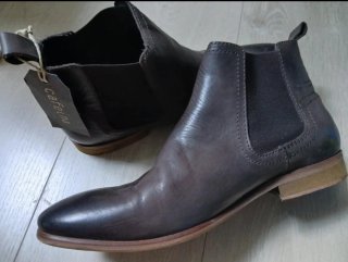 Botas de piel Chelsea Talla 44