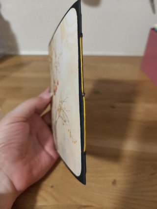 Libreta artesanal flores vintage