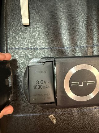 Sony PSP 1000 Fat Negra Completa