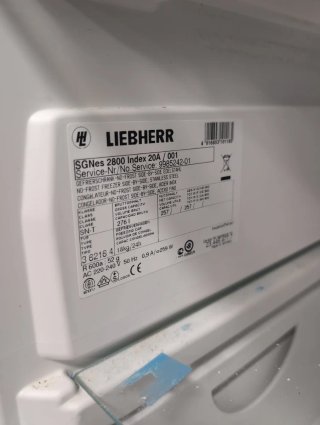 Cajones y estantes congelador Liebherr