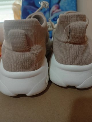Zapatillas deportivas niños beige número 26