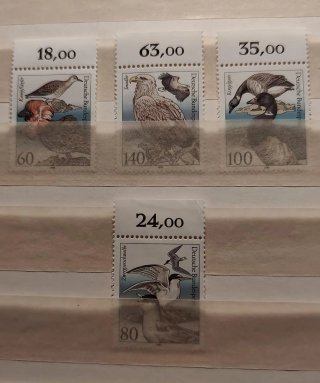 Sellos Alemania Aves