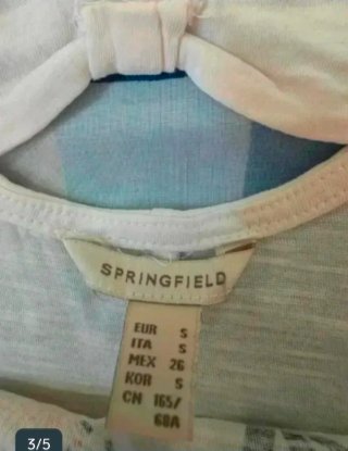 Camiseta tirantes Springfield
