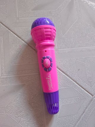 Micrófono Juguete Rosa y Morado