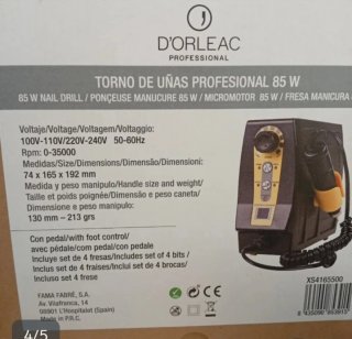Torno Profesional Uñas Eléctrico Precio negociable