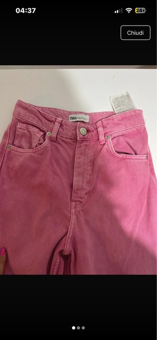 Pantaloni Zara rosa