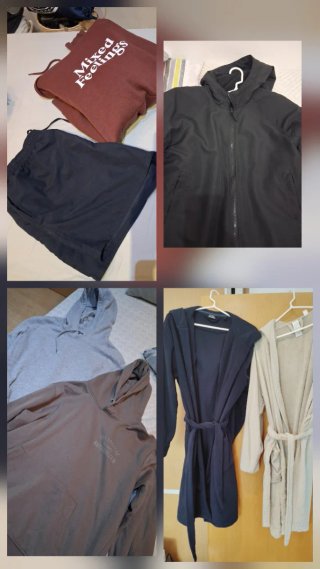 Lote 4 Sudaderas Hombre con Capucha