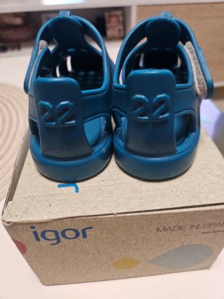 Sandalias Igor Bebé Azul