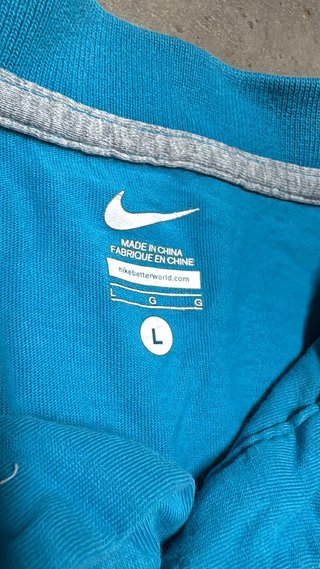Polo Nike manga corta azul