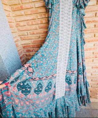Caftán Boho Estampado Talla Única