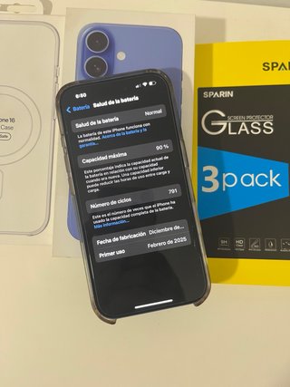 iPhone 16 128GB Azul