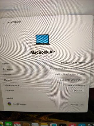Apple MacBook Air 2020 Plata