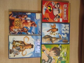 5 Películas DVD Colección Infantil