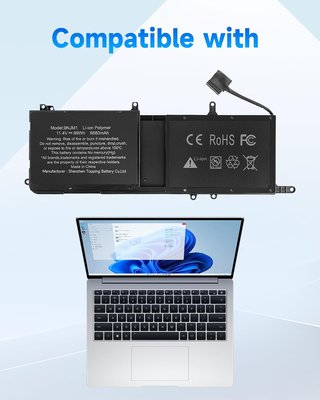 GINGEPRO Batería 9NJM1 99Wh 11,4V 8680mAh DELL