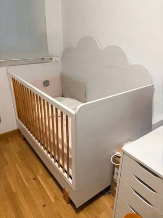Cuna evolutiva nube 70x140